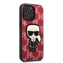 Etui Karl Lagerfeld Monogram Ikonik Patch na iPhone 13 Pro Max - czerwone