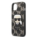 Etui Karl Lagerfeld Monogram Ikonik Patch na iPhone 13 - czarne