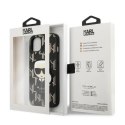 Etui Karl Lagerfeld Monogram Ikonik Patch na iPhone 13 - czarne