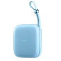 Joyroom powerbank 10000mAh Jelly Series 22.5W z wbudowanym kablem Lightning niebieski (JR-L003)