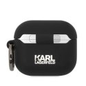 Etui Karl Lagerfeld Silicone Choupette Head 3D na AirPods 3 - czarne