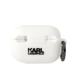 Etui Karl Lagerfeld Silicone Choupette Head 3D na AirPods Pro 2 - białe