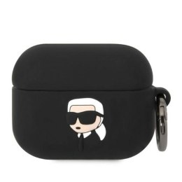 Etui Karl Lagerfeld Silicone Karl Head 3D na AirPods Pro - czarne