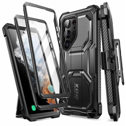 Etui Supcase IBLSN ArmorBox na Samsung Galaxy S23 Ultra - czarne