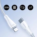 Kabel Joyroom Surpass Series A11 Lightning / USB-C 20W 0.25 m - biały