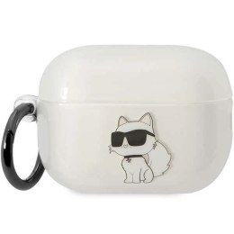 Etui Karl Lagerfeld Ikonik Choupette na AirPods Pro 2 - przezroczyste