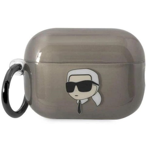 Etui Karl Lagerfeld Ikonik Karl na AirPods Pro 2 - czarne