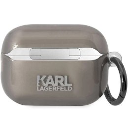 Etui Karl Lagerfeld Ikonik Karl na AirPods Pro 2 - czarne