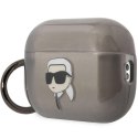 Etui Karl Lagerfeld Ikonik Karl na AirPods Pro 2 - czarne