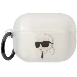 Etui Karl Lagerfeld Ikonik Karl na AirPods Pro 2 - przezroczyste