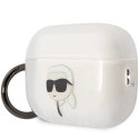 Etui Karl Lagerfeld Ikonik Karl na AirPods Pro 2 - przezroczyste