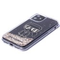 Etui Karl Lagerfeld Liquid Glitter Gatsby na iPhone 11 / Xr - czarne