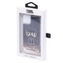 Etui Karl Lagerfeld Liquid Glitter Gatsby na iPhone 11 / Xr - czarne