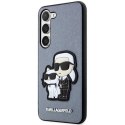 Etui Karl Lagerfeld Saffiano Karl&Choupette na Samsung Galaxy S23+ - szare