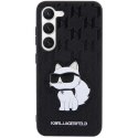 Etui Karl Lagerfeld Saffiano Monogram Choupette na Samsung Galaxy S23 - czarne