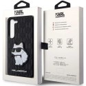 Etui Karl Lagerfeld Saffiano Monogram Choupette na Samsung Galaxy S23 - czarne