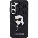 Etui Karl Lagerfeld Saffiano Monogram Ikonik na Samsung Galaxy S23+ - czarne