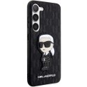 Etui Karl Lagerfeld Saffiano Monogram Ikonik na Samsung Galaxy S23+ - czarne