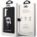 Etui Karl Lagerfeld Saffiano Monogram Ikonik na Samsung Galaxy S23+ - czarne