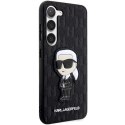 Etui Karl Lagerfeld Saffiano Monogram Ikonik na Samsung Galaxy S23 - czarne