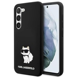 Etui Karl Lagerfeld Silicone Choupette na Samsung Galaxy S23+ - czarne