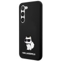 Etui Karl Lagerfeld Silicone Choupette na Samsung Galaxy S23+ - czarne