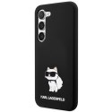 Etui Karl Lagerfeld Silicone Choupette na Samsung Galaxy S23 - czarne