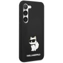 Etui Karl Lagerfeld Silicone Choupette na Samsung Galaxy S23 - czarne