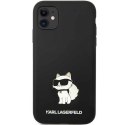 Etui Karl Lagerfeld Silicone Choupette na iPhone 11 / Xr - czarne