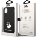 Etui Karl Lagerfeld Silicone Choupette na iPhone 11 / Xr - czarne