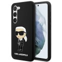 Etui Karl Lagerfeld Silicone Ikonik na Samsung Galaxy S23 - czarne