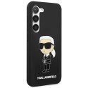 Etui Karl Lagerfeld Silicone Ikonik na Samsung Galaxy S23 - czarne