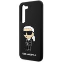 Etui Karl Lagerfeld Silicone Ikonik na Samsung Galaxy S23 - czarne