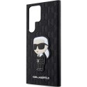 Karl Lagerfeld KLHCS23LSAKLHKPK S23 Ultra S918 hardcase czarny/black Saffiano Monogram Ikonik