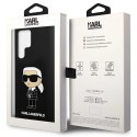 Karl Lagerfeld KLHCS23LSNIKBCK S23 Ultra S918 hardcase czarny/black Silicone Ikonik