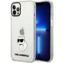 Etui Karl Lagerfeld Ikonik Choupette na iPhone 12 / iPhone 12 Pro - przezroczyste