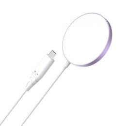 Choetech bezprzewodowa ładowarka magnetyczna 15W MagSafe do iPhone 12/13/14 różowa (T518-F-PK)