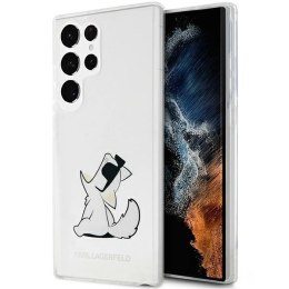 Etui Karl Lagerfeld Choupette Fun na Samsung Galaxy S23 Ultra - przezroczyste