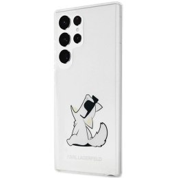 Etui Karl Lagerfeld Choupette Fun na Samsung Galaxy S23 Ultra - przezroczyste