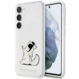 Etui Karl Lagerfeld Choupette Fun na Samsung Galaxy S23+ - przezroczyste