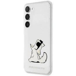 Etui Karl Lagerfeld Choupette Fun na Samsung Galaxy S23 - przezroczyste