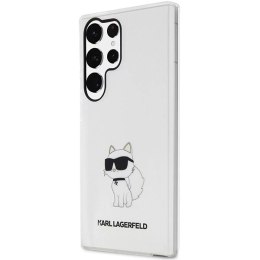 Etui Karl Lagerfeld Ikonik Choupette na Samsung Galaxy S23 Ultra - przezroczyste