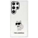 Etui Karl Lagerfeld Ikonik Choupette na Samsung Galaxy S23 Ultra - przezroczyste