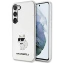 Etui Karl Lagerfeld Ikonik Choupette na Samsung Galaxy S23+ - przezroczyste