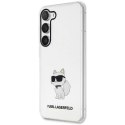 Etui Karl Lagerfeld Ikonik Choupette na Samsung Galaxy S23+ - przezroczyste