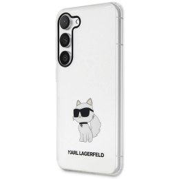 Etui Karl Lagerfeld Ikonik Choupette na Samsung Galaxy S23+ - przezroczyste