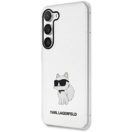 Etui Karl Lagerfeld Ikonik Choupette na Samsung Galaxy S23 - przezroczyste