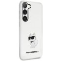 Etui Karl Lagerfeld Ikonik Choupette na Samsung Galaxy S23 - przezroczyste