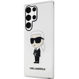 Etui Karl Lagerfeld Ikonik Karl na Samsung Galaxy S23 Ultra - przezroczyste