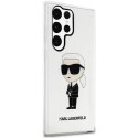 Etui Karl Lagerfeld Ikonik Karl na Samsung Galaxy S23 Ultra - przezroczyste